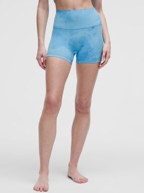 🆕🫐 Lululemon Align No Line High Rise Short 4” - Smoothie Wash Blueberry Multi